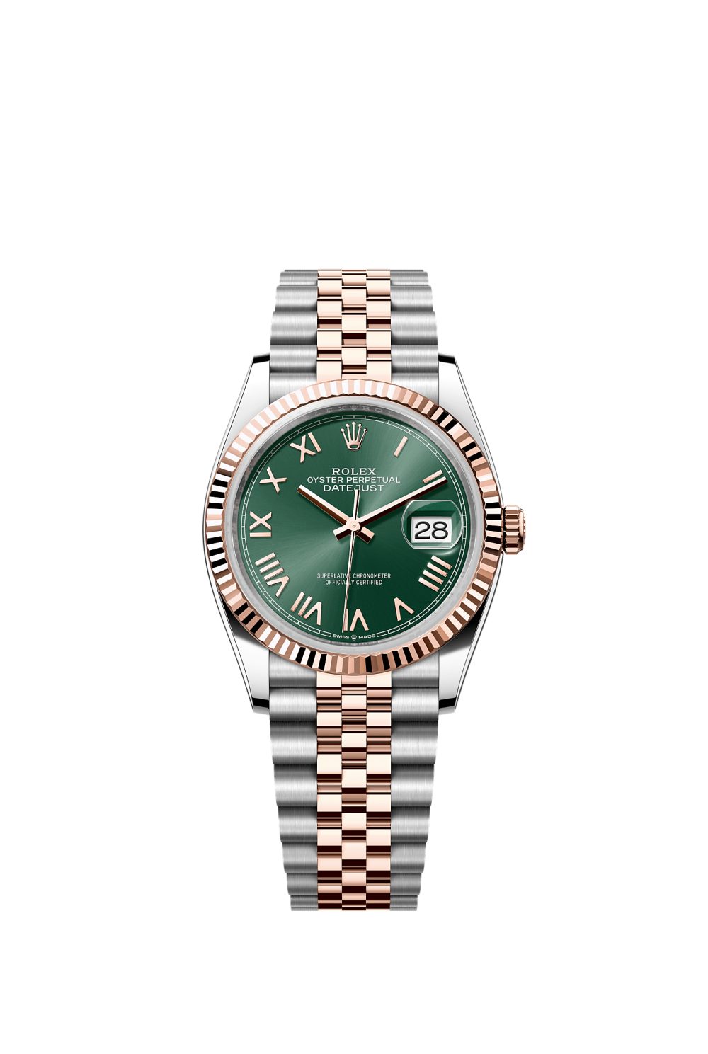 Datejust 36 – Oystersteel and Everose gold