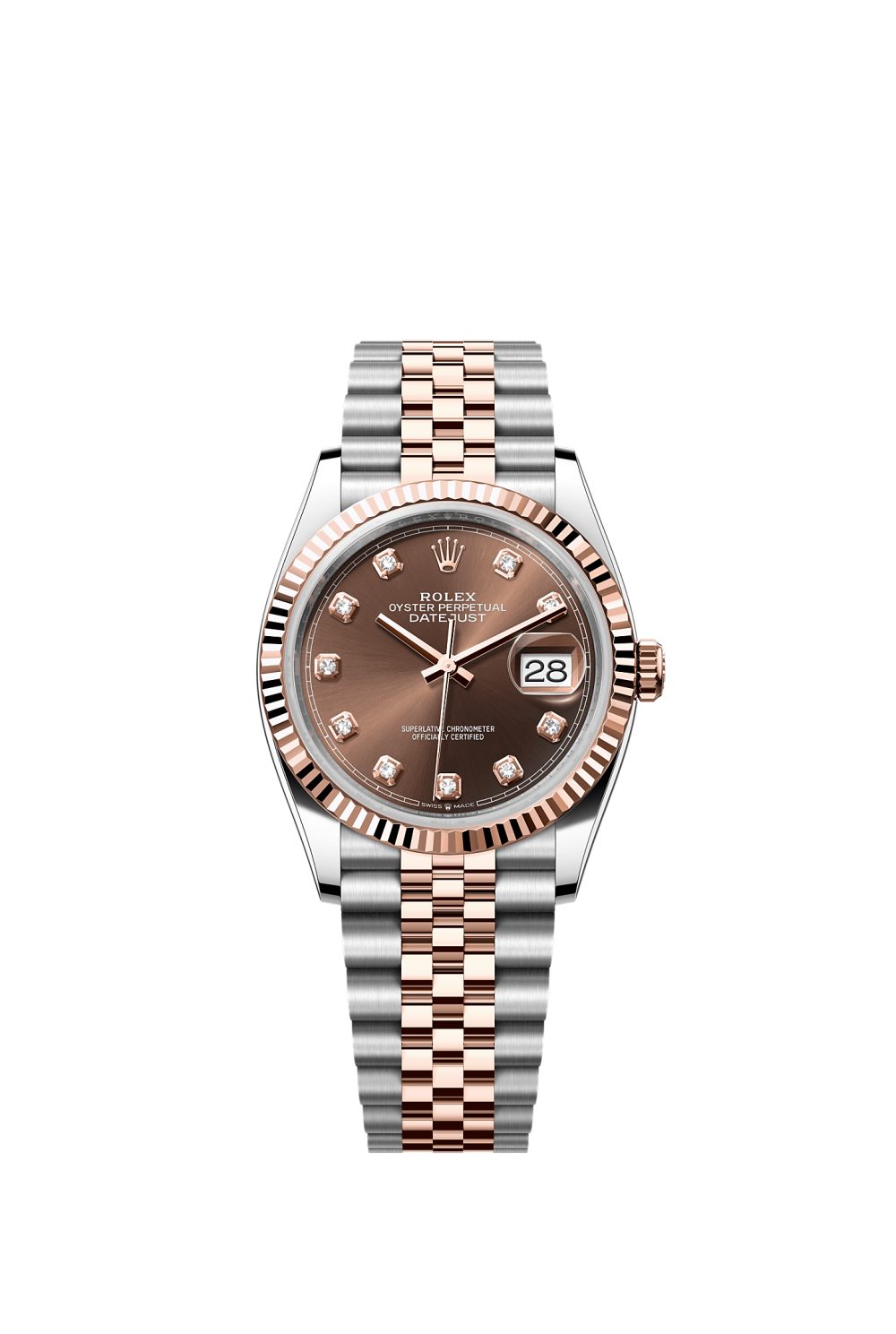 Datejust 36 – Oystersteel and Everose gold