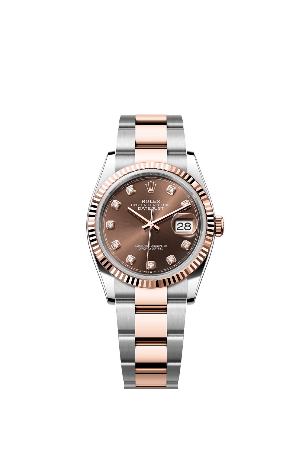 Datejust 36 – Oystersteel and Everose gold
