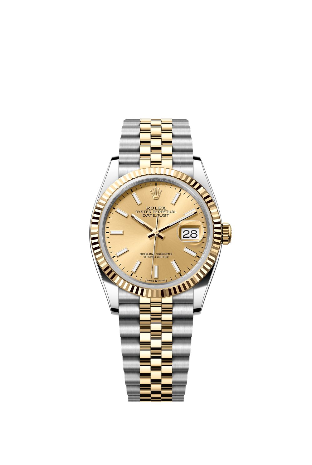 Datejust 36 – Oystersteel and yellow gold