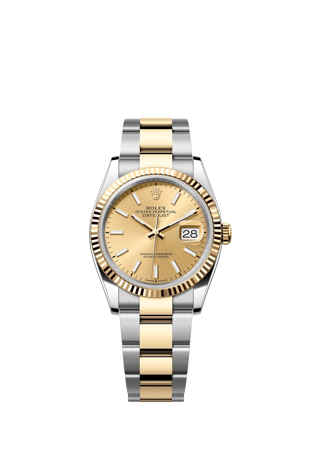 Datejust 36 – Oystersteel and yellow gold