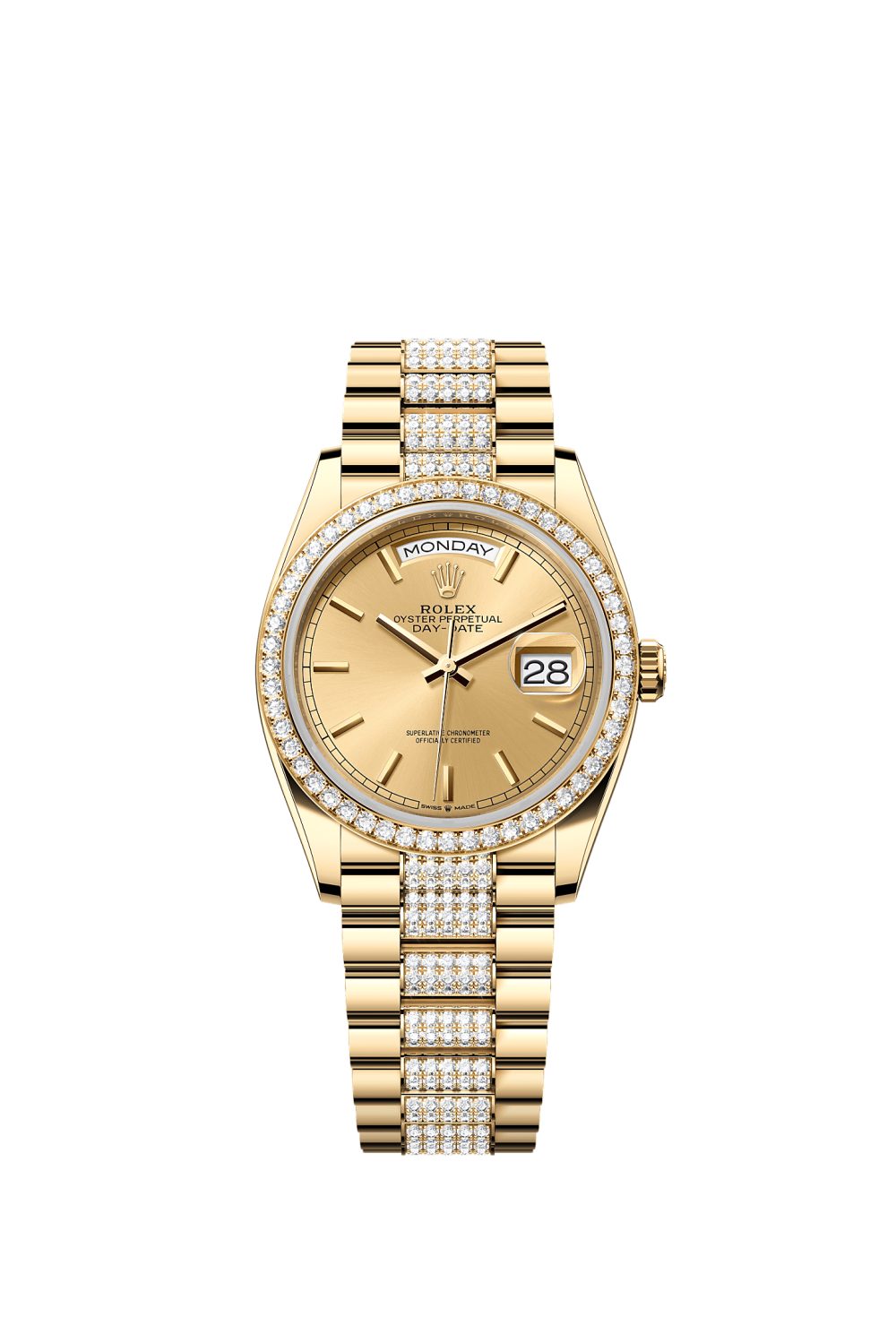 Day-Date 36 – yellow gold and diamonds