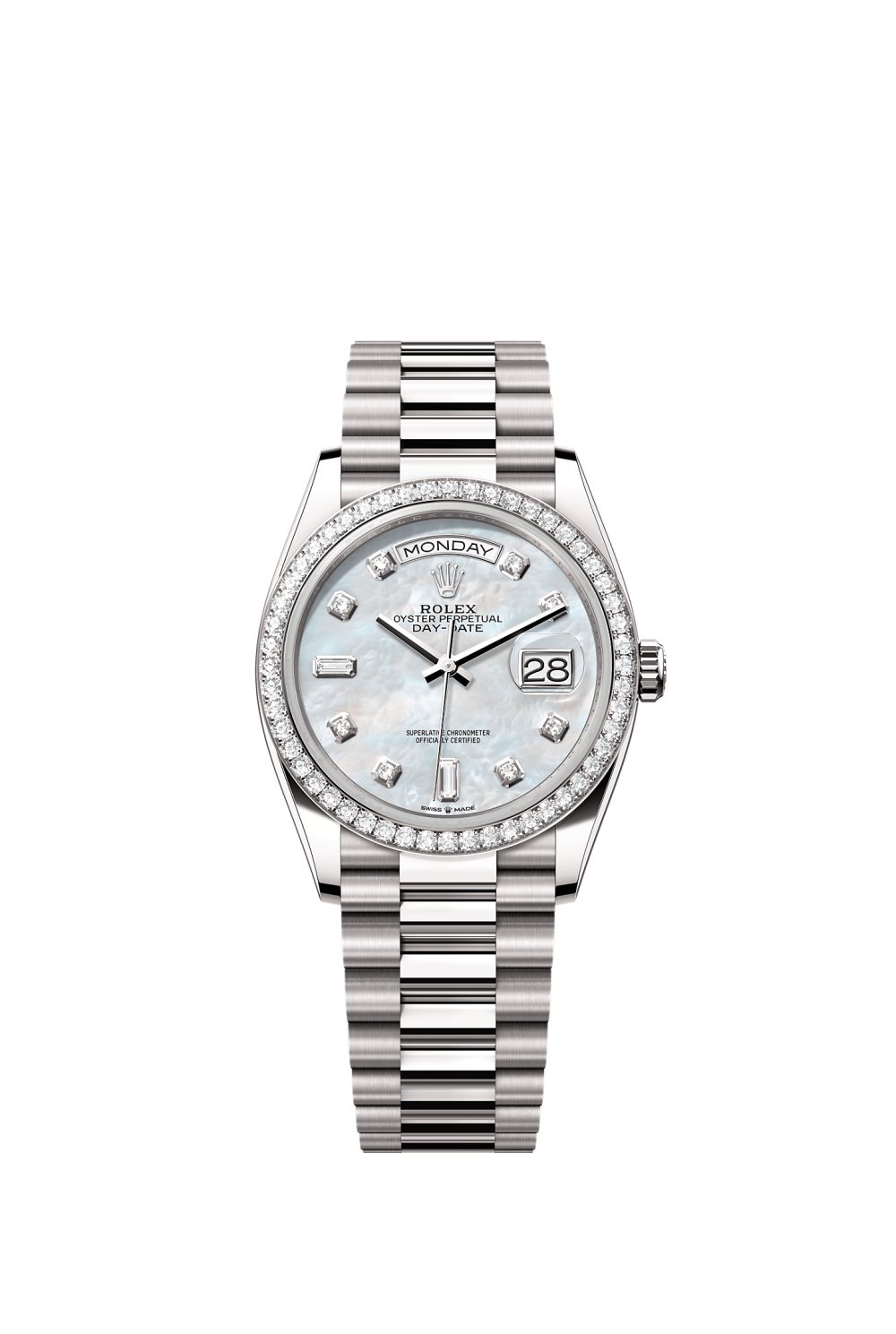 Day-Date 36 – white gold and diamonds