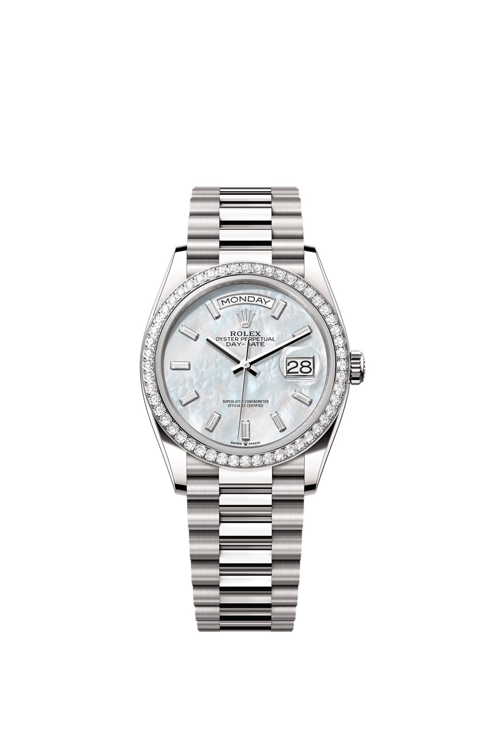 Day-Date 36 – white gold and diamonds