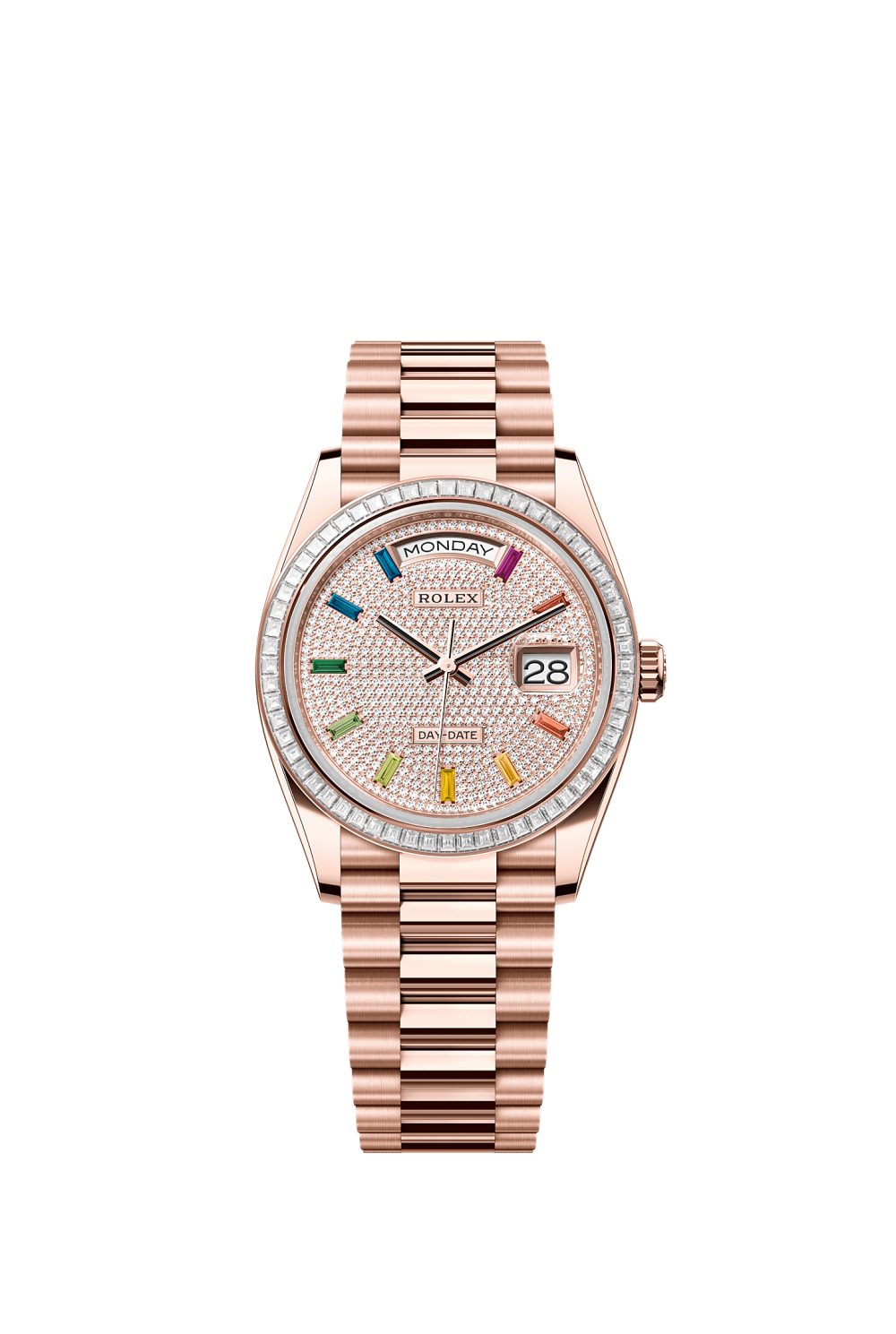 Day-Date 36 – Everose gold and diamonds