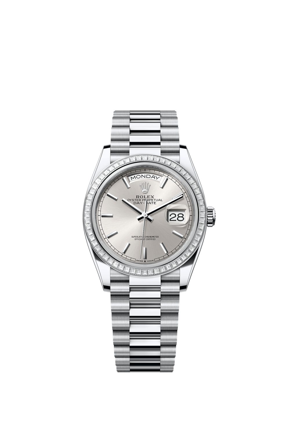 Day-Date 36 – platinum and diamonds