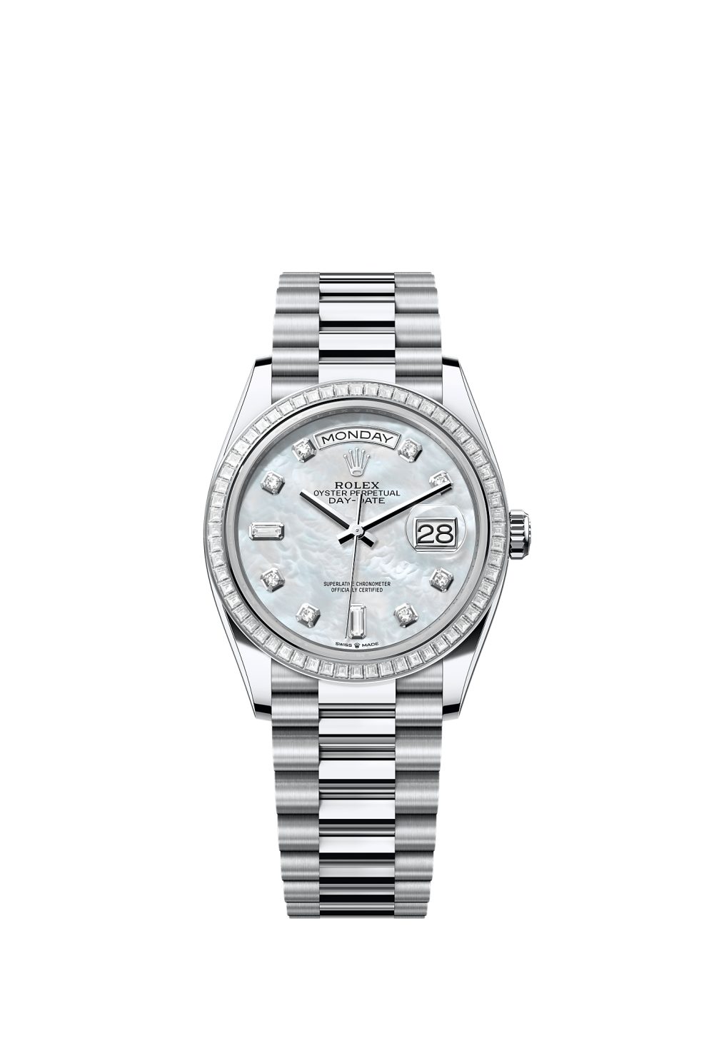 Day-Date 36 – platinum and diamonds