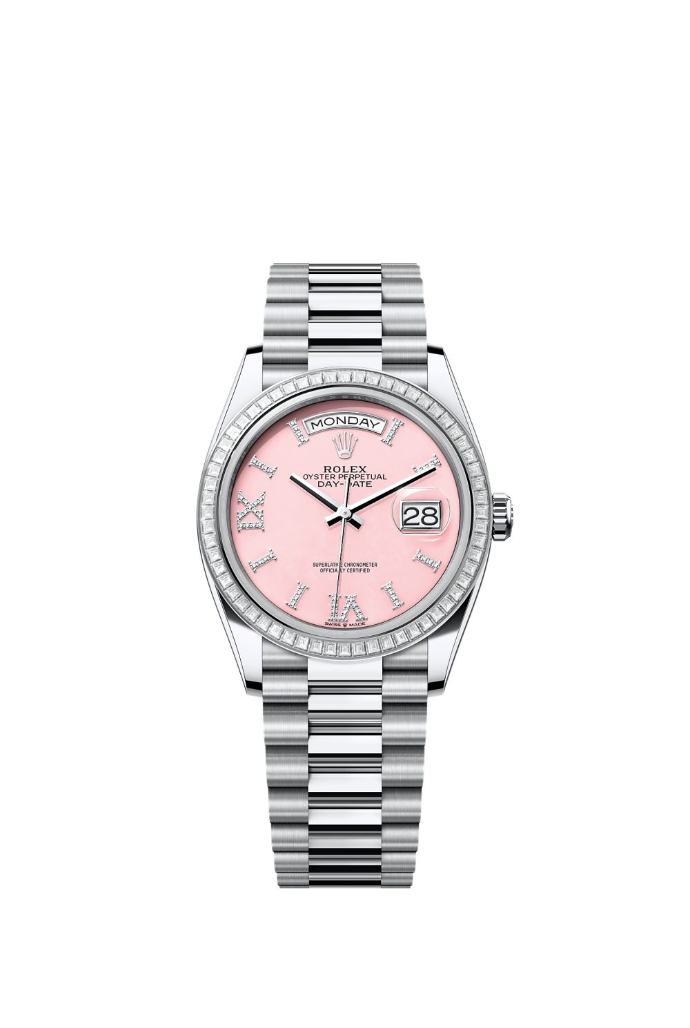 Day-Date 36 – platinum and diamonds