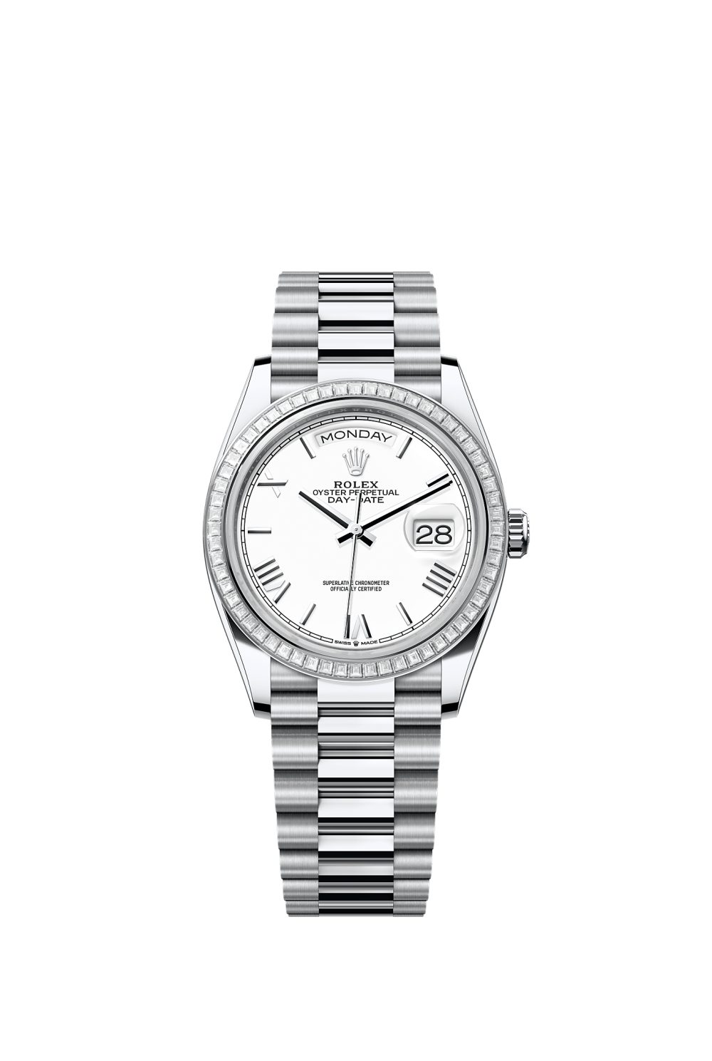 Day-Date 36 – platinum and diamonds