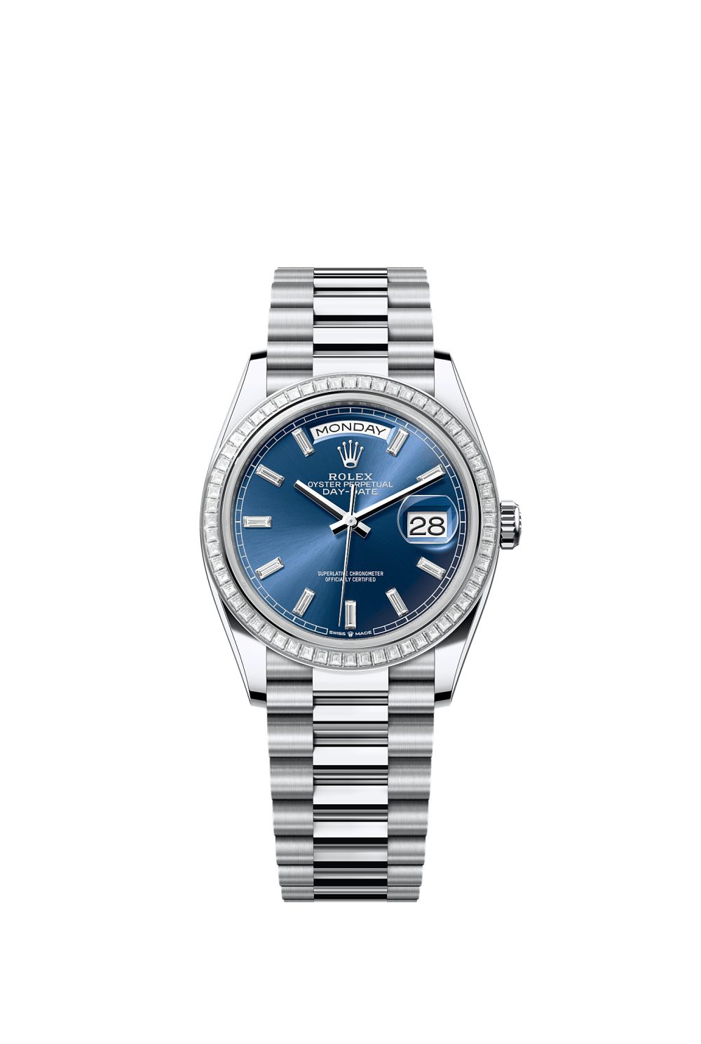 Day-Date 36 – platinum and diamonds