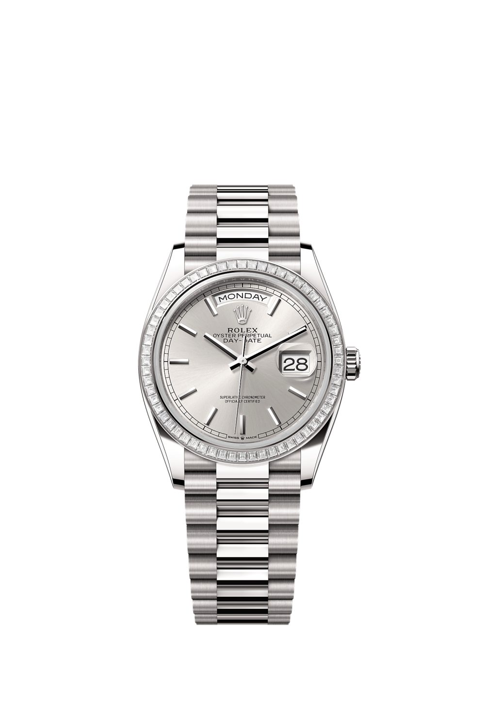 Day-Date 36 – white gold and diamonds