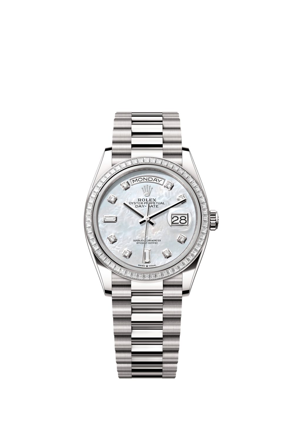Day-Date 36 – white gold and diamonds