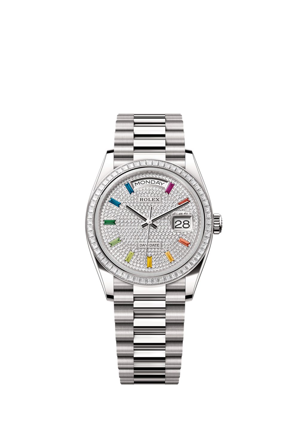 Day-Date 36 – white gold and diamonds