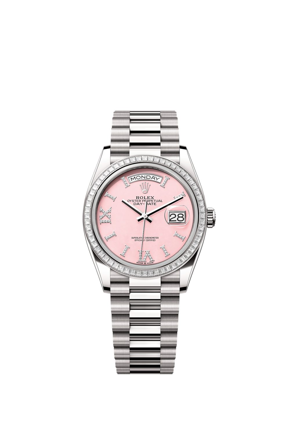 Day-Date 36 – white gold and diamonds