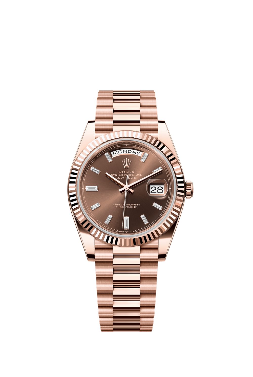 Day-Date 40 – Everose gold