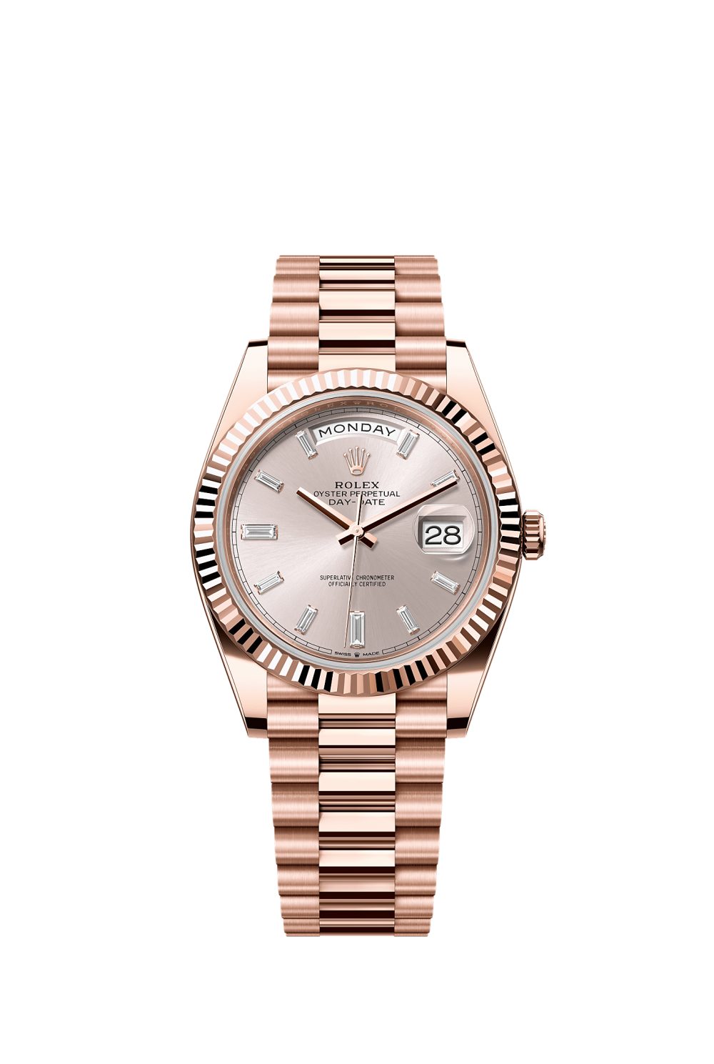 Day-Date 40 – Everose gold