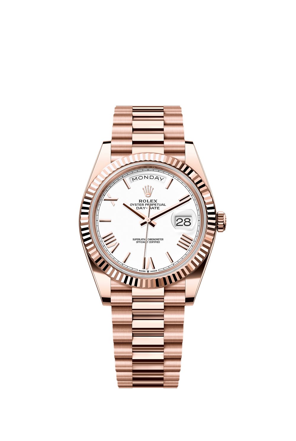 Day-Date 40 – Everose gold