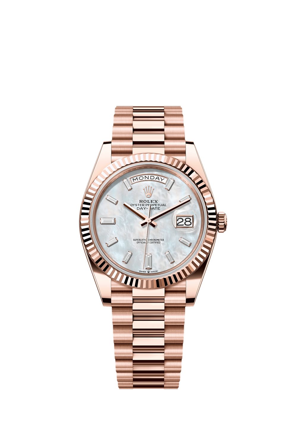 Day-Date 40 – Everose gold