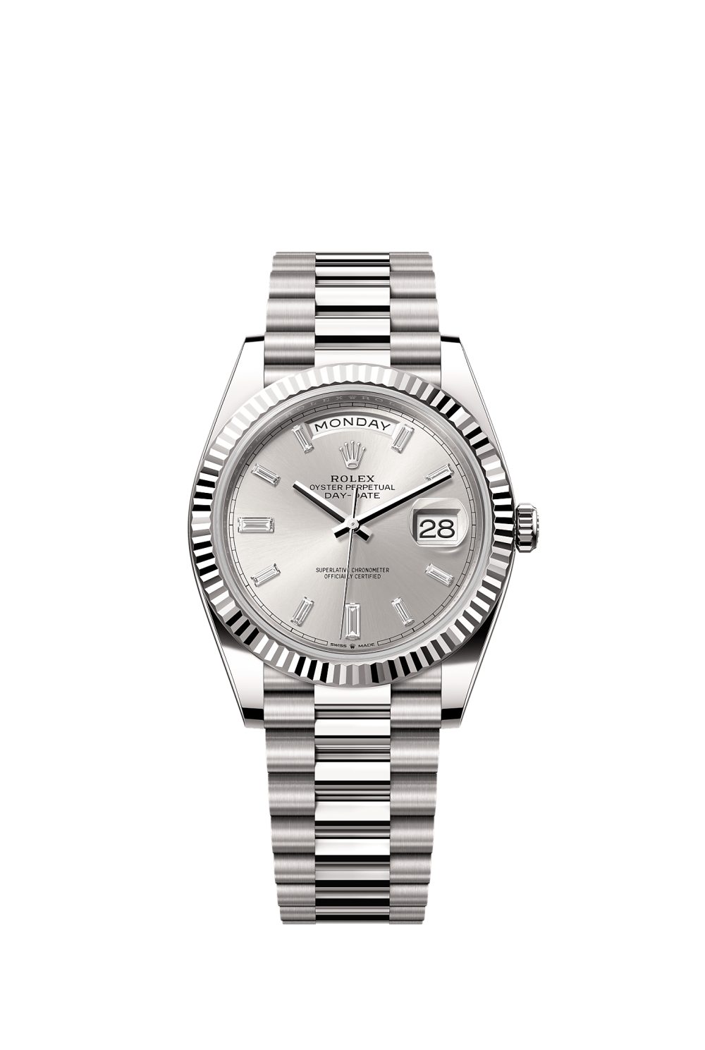 Day-Date 40 – white gold