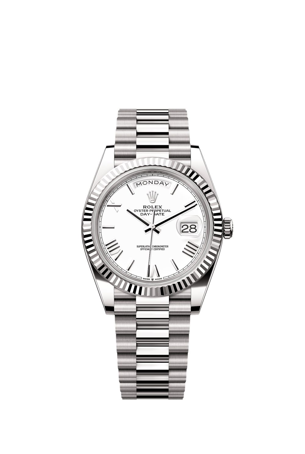 Day-Date 40 – white gold