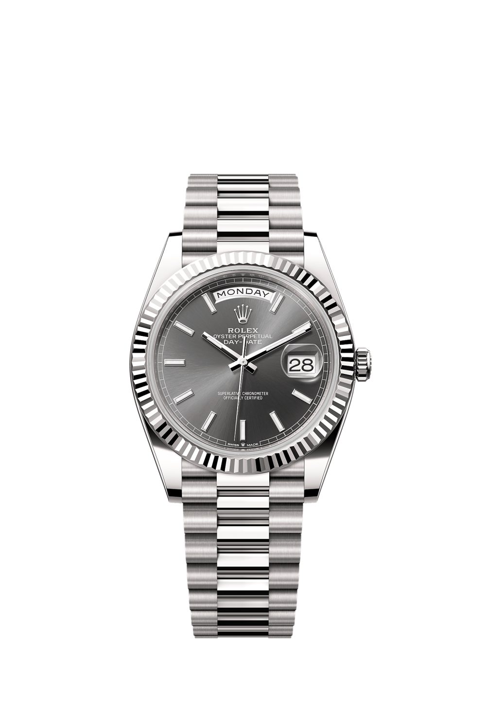Day-Date 40 – white gold