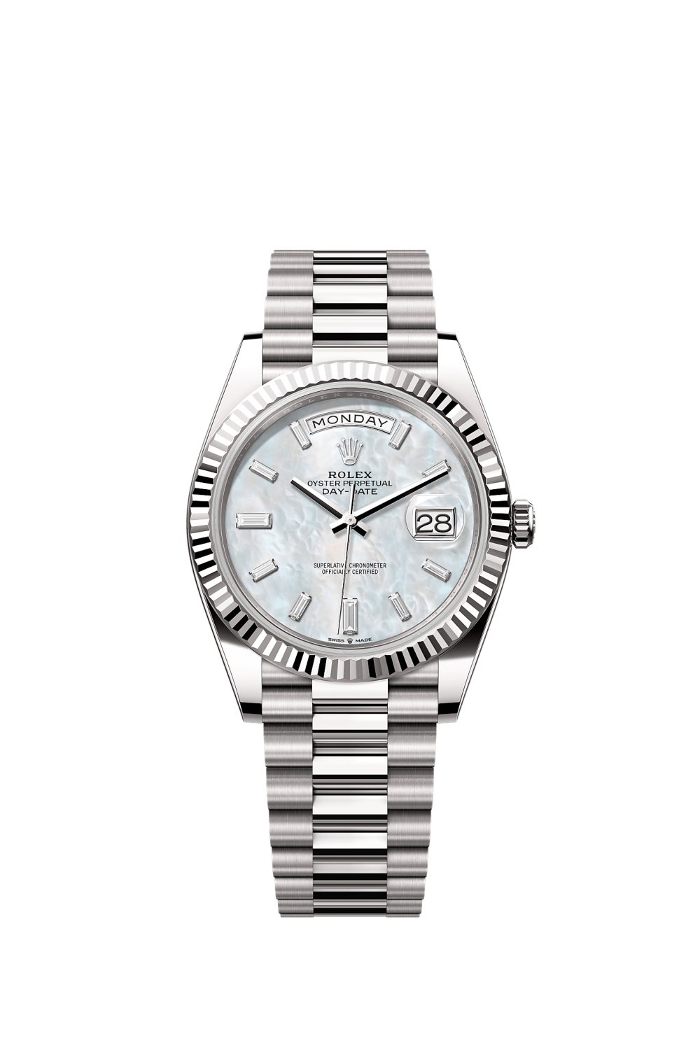 Day-Date 40 – white gold