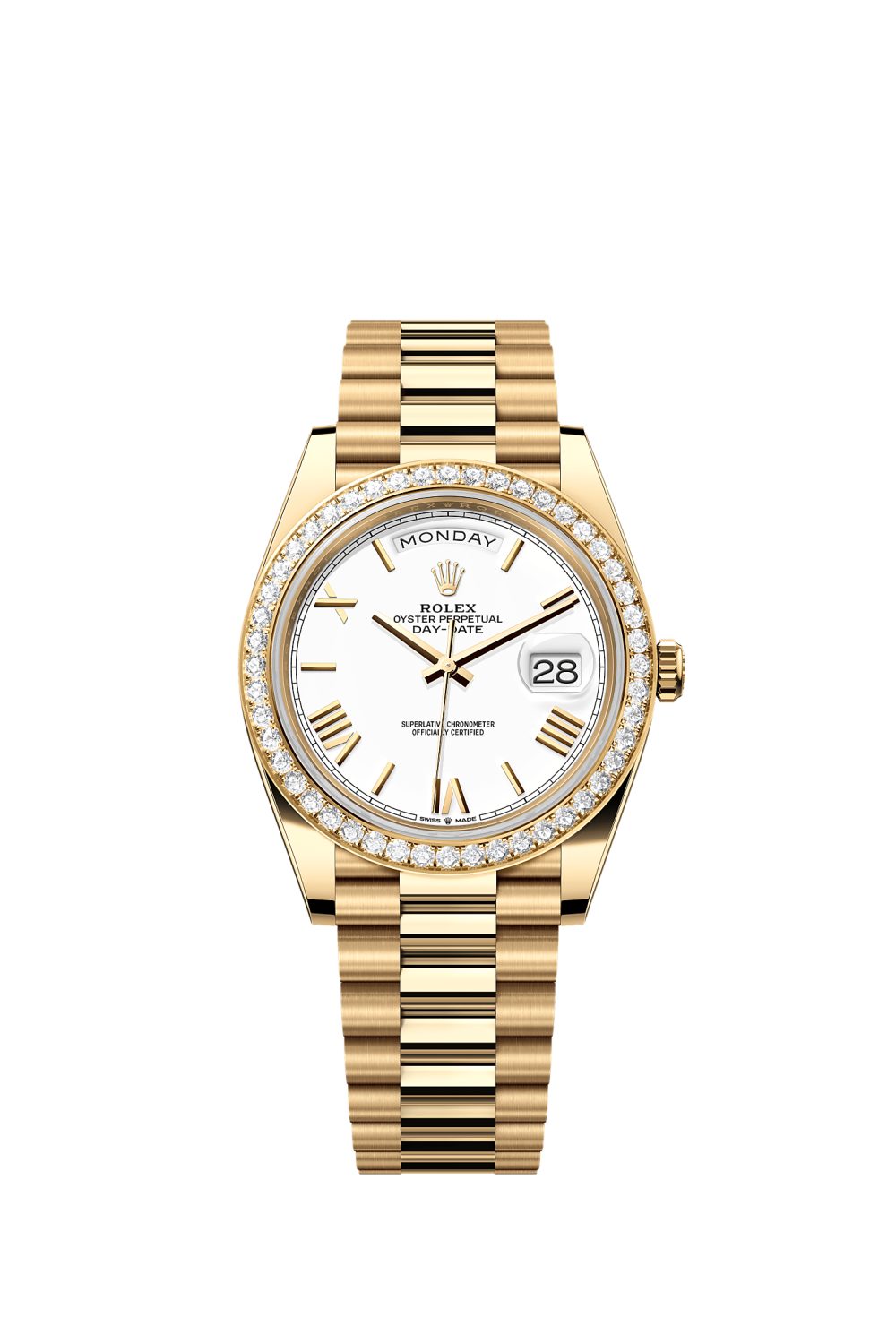 Day-Date 40 – yellow gold and diamonds