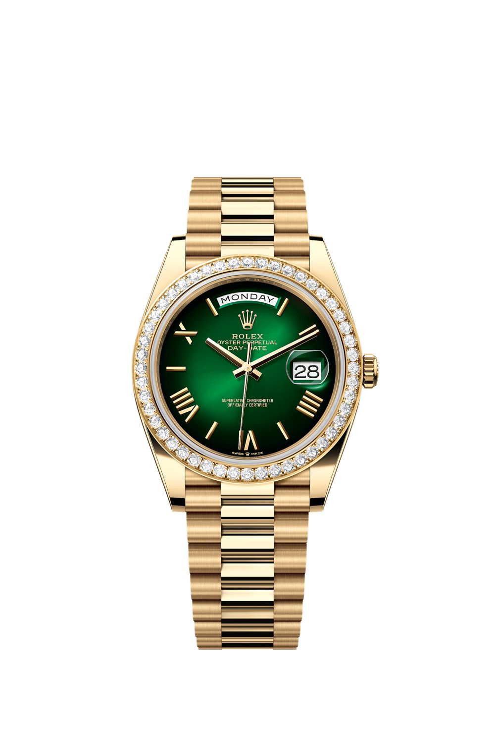 Day-Date 40 – yellow gold and diamonds