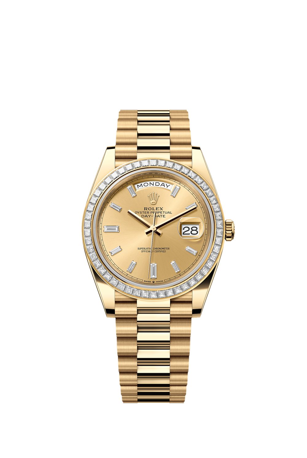 Day-Date 40 – yellow gold and diamonds