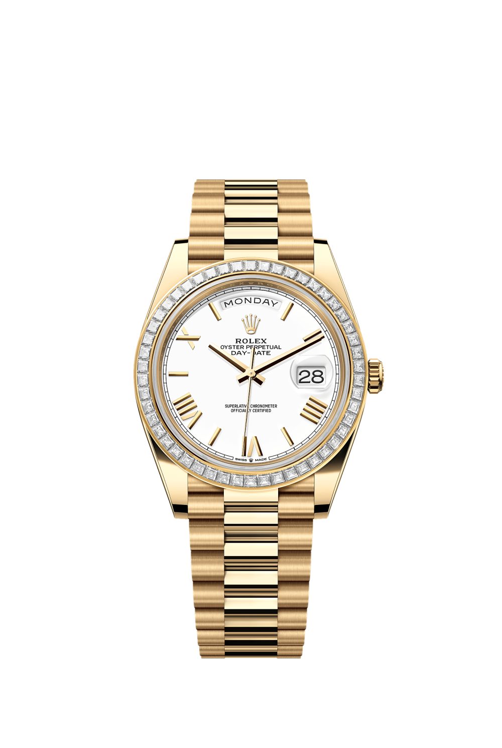 Day-Date 40 – yellow gold and diamonds