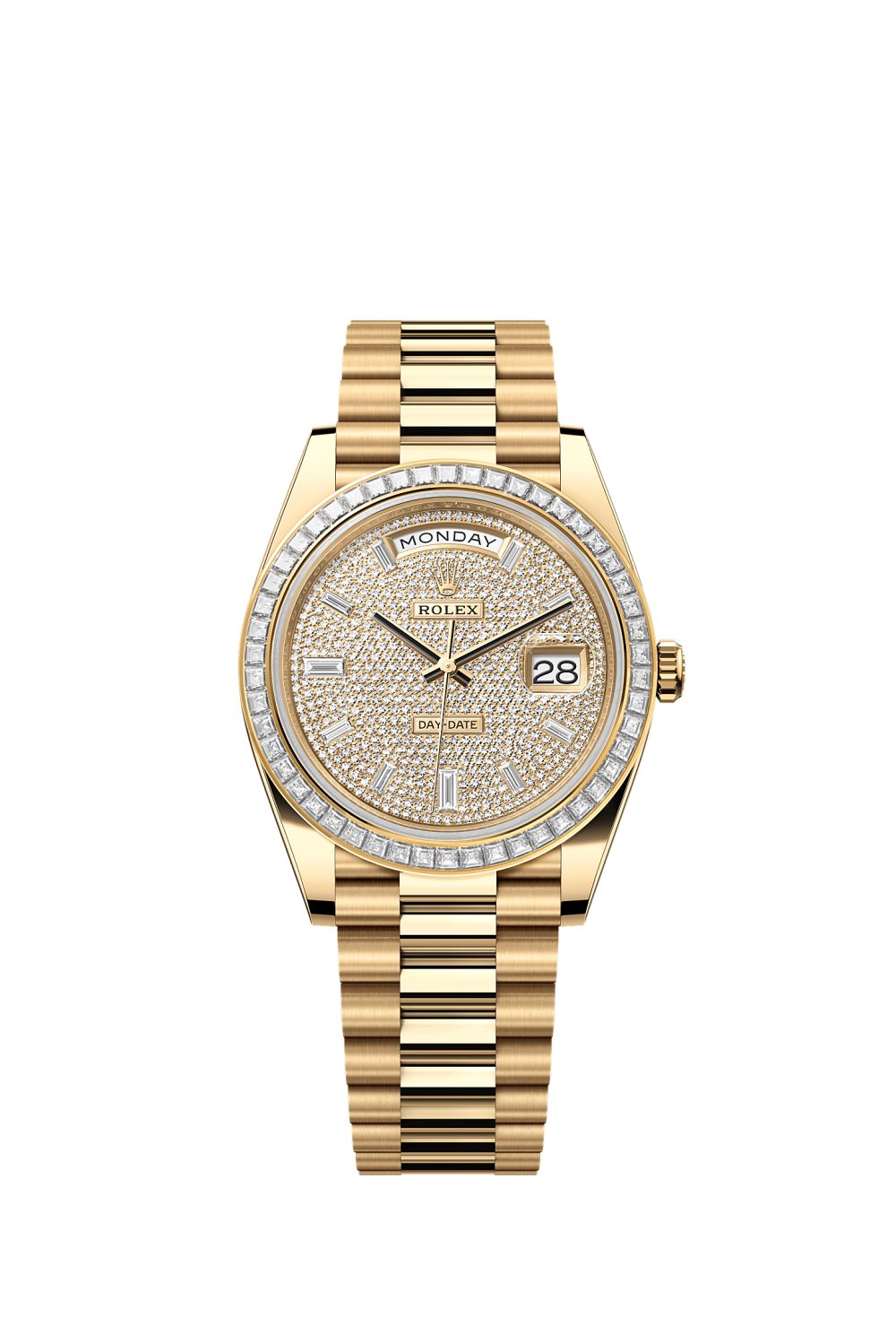 Day-Date 40 – yellow gold and diamonds