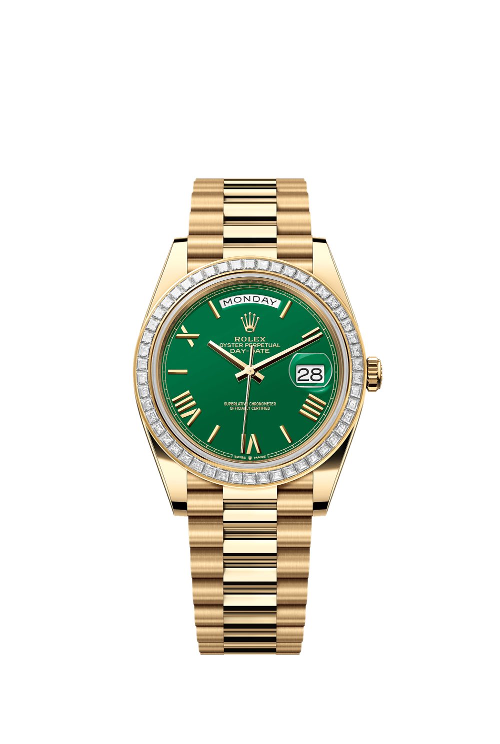 Day-Date 40 – yellow gold and diamonds