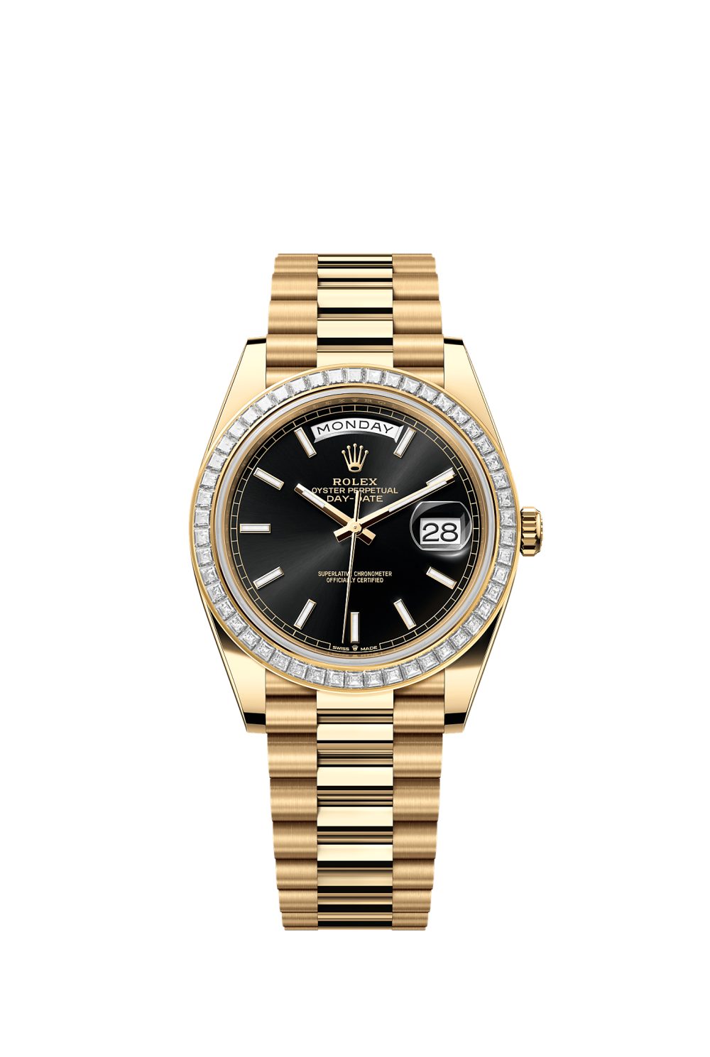 Day-Date 40 – yellow gold and diamonds