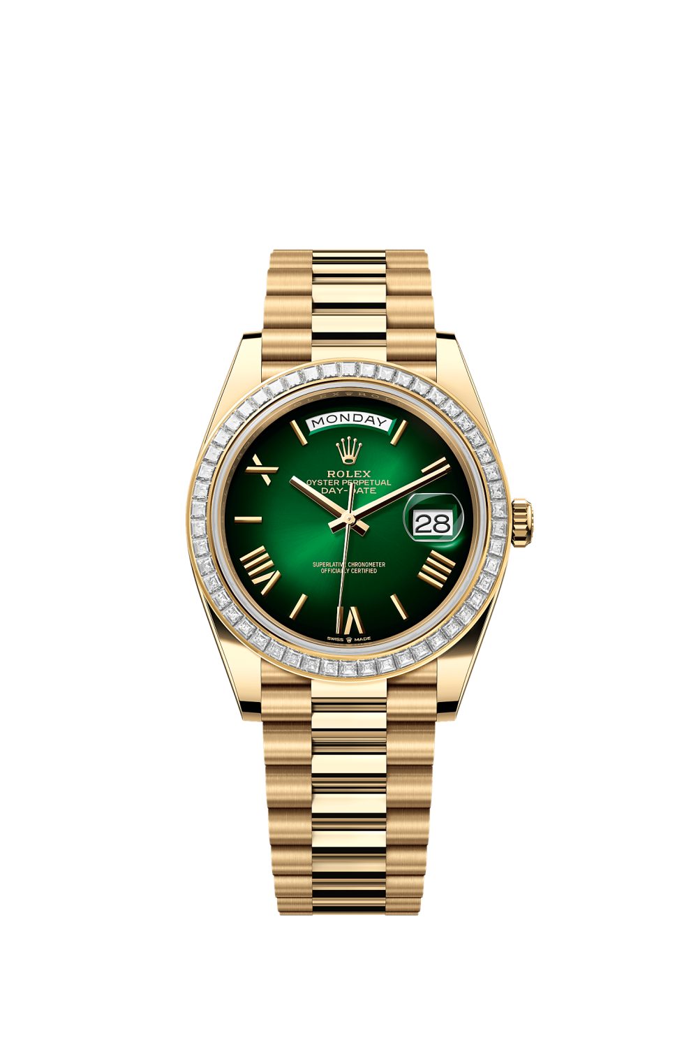 Day-Date 40 – yellow gold and diamonds