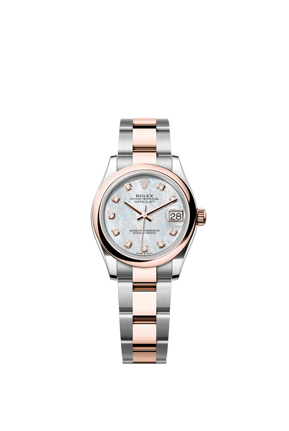 Datejust 31 – Oystersteel and Everose gold
