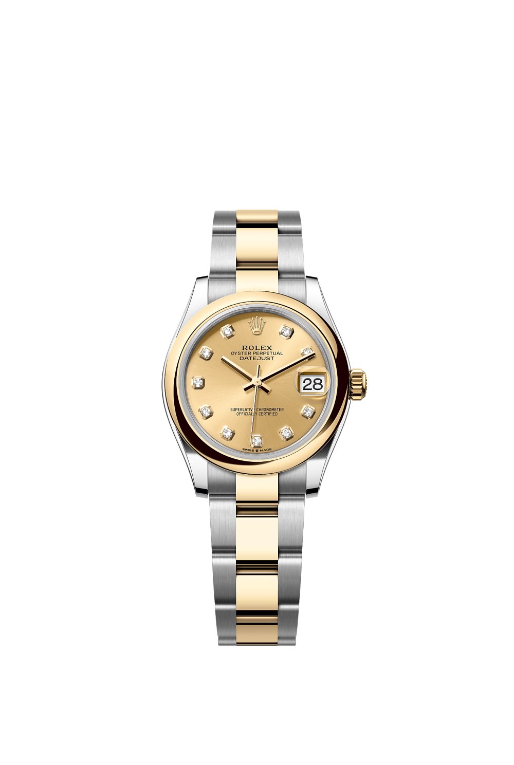 Datejust 31 – Oystersteel and yellow gold