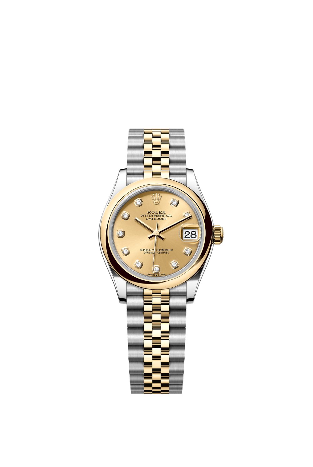 Datejust 31 – Oystersteel and yellow gold
