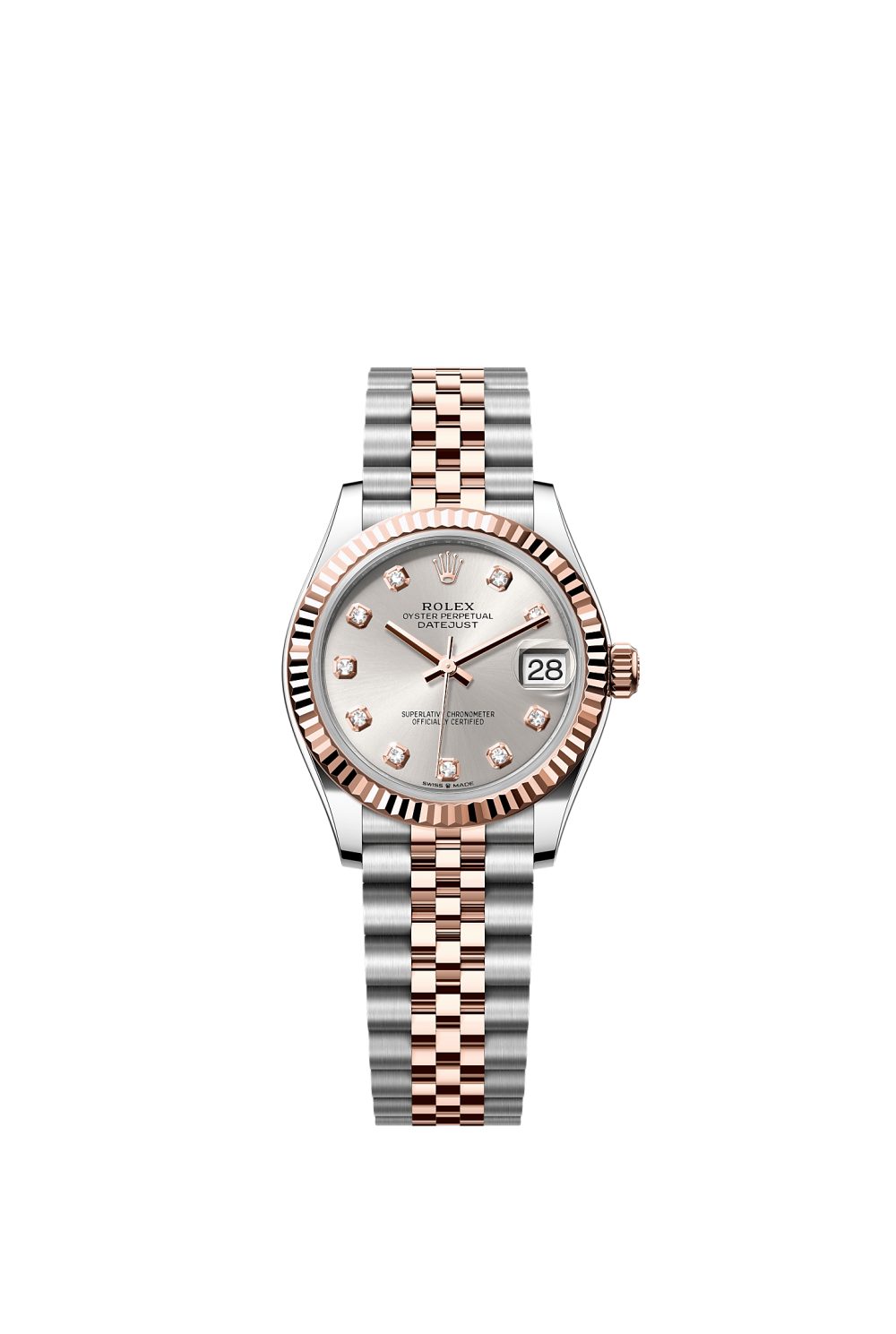 Datejust 31 – Oystersteel and Everose gold