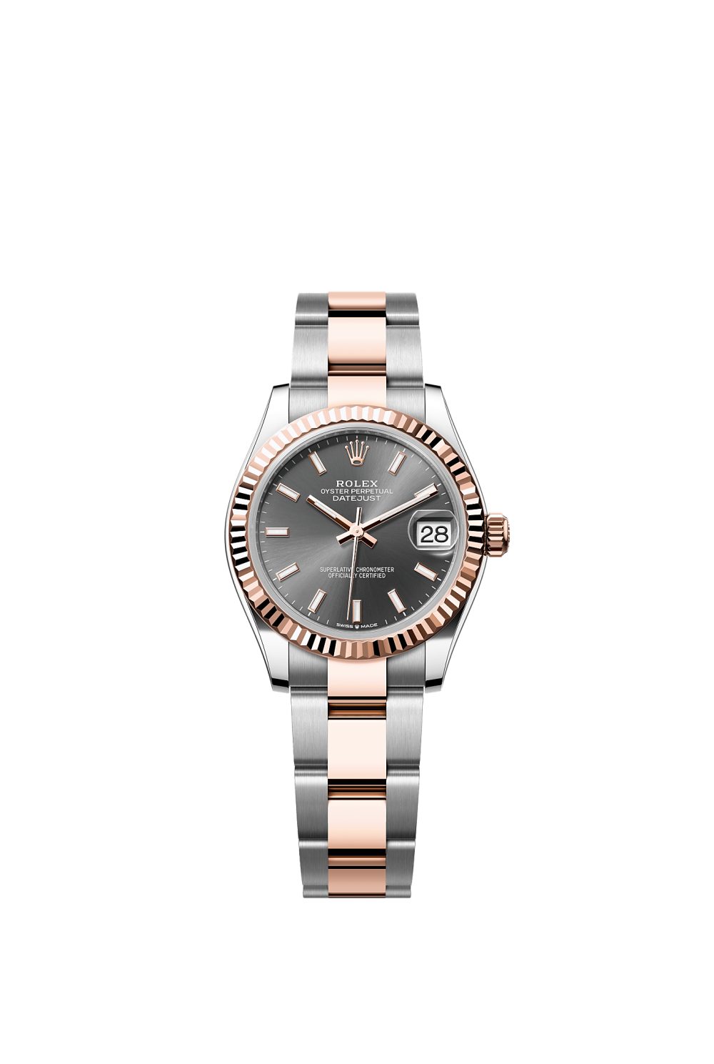 Datejust 31 – Oystersteel and Everose gold