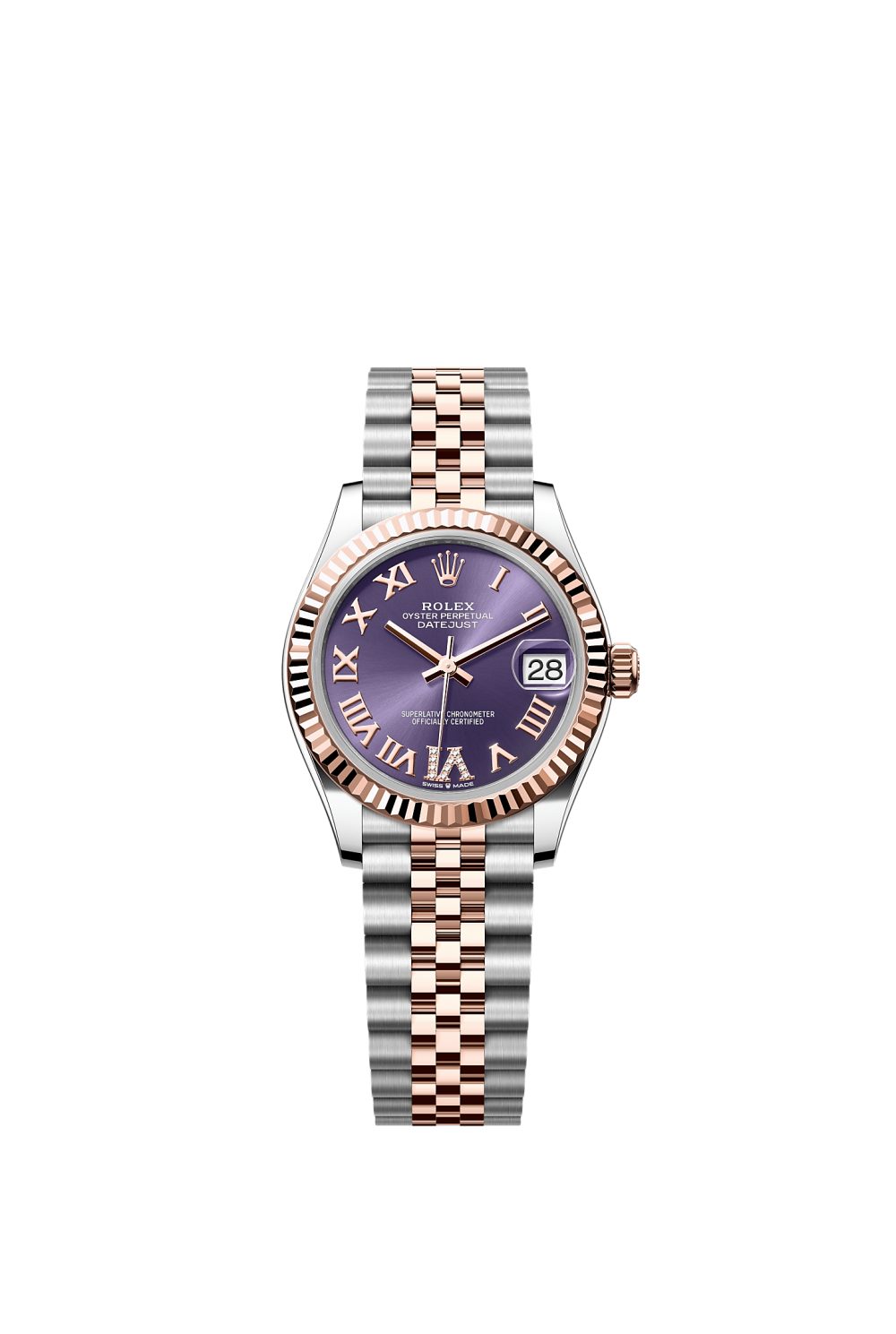 Datejust 31 – Oystersteel and Everose gold