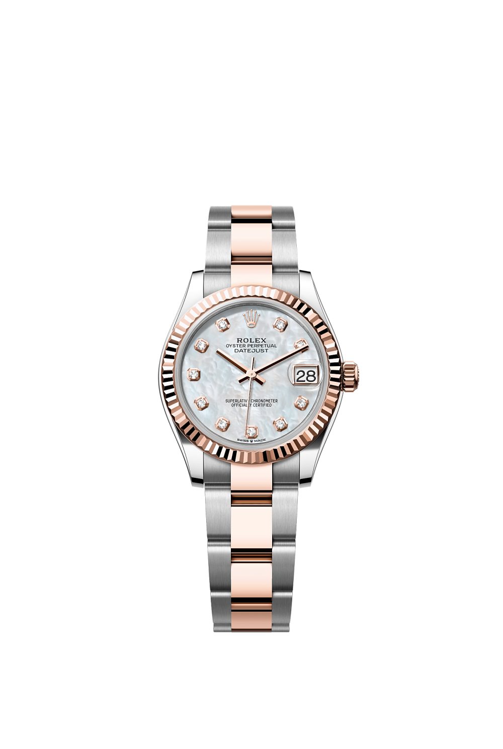 Datejust 31 – Oystersteel and Everose gold
