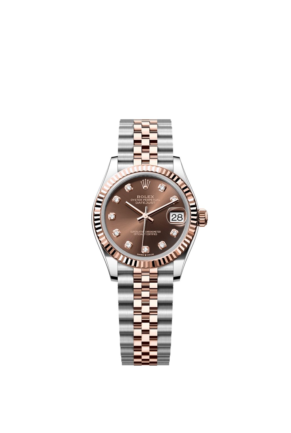 Datejust 31 – Oystersteel and Everose gold