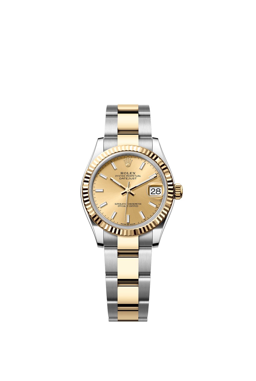 Datejust 31 – Oystersteel and yellow gold