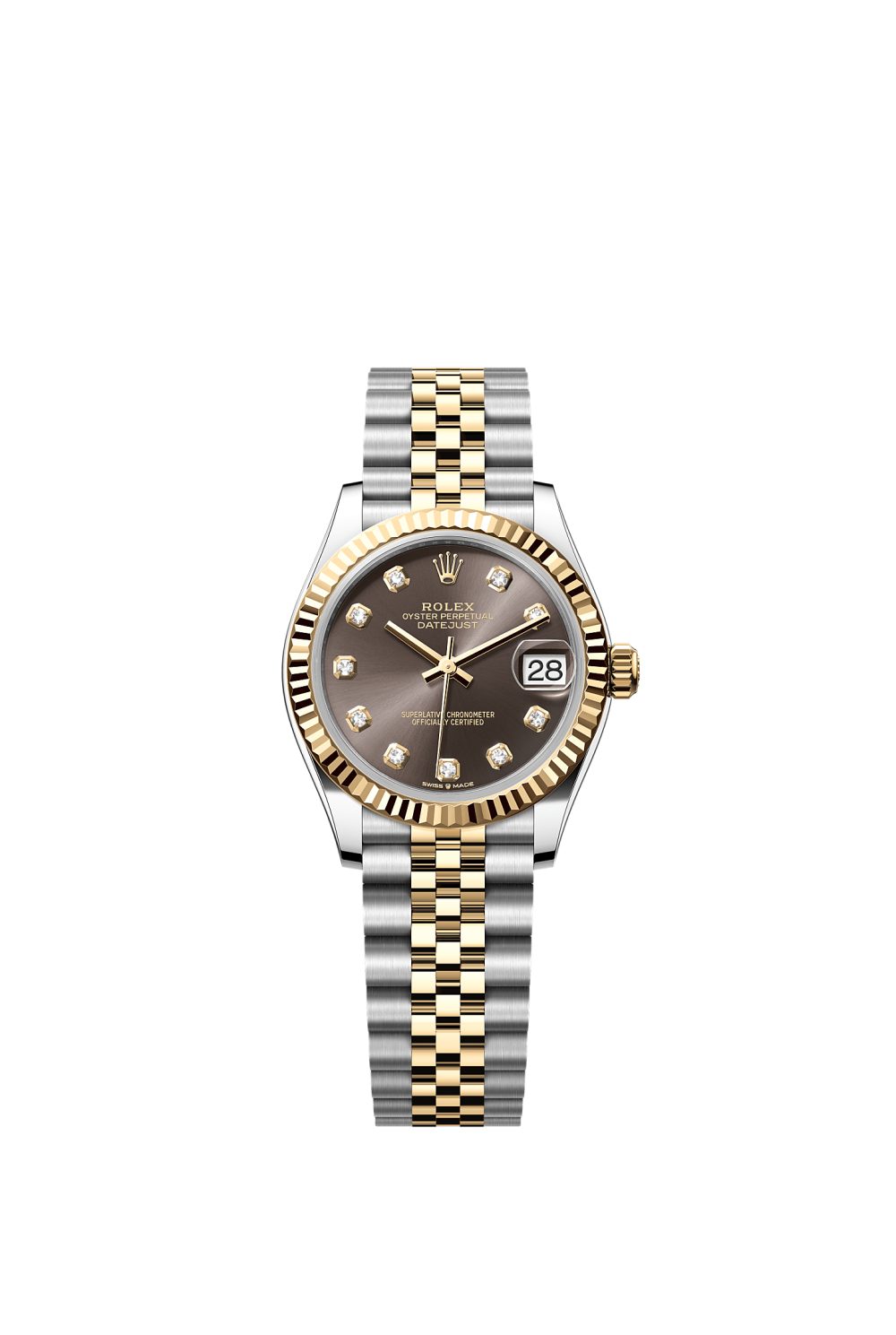 Datejust 31 – Oystersteel and yellow gold