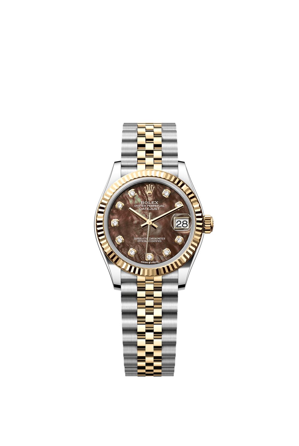 Datejust 31 – Oystersteel and yellow gold