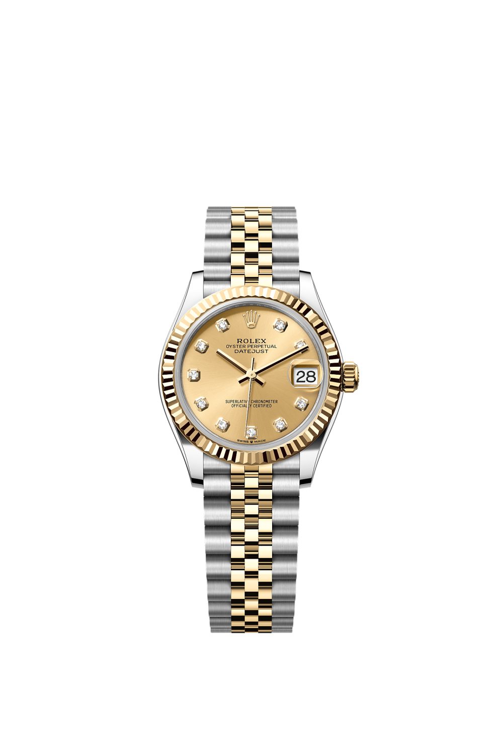 Datejust 31 – Oystersteel and yellow gold