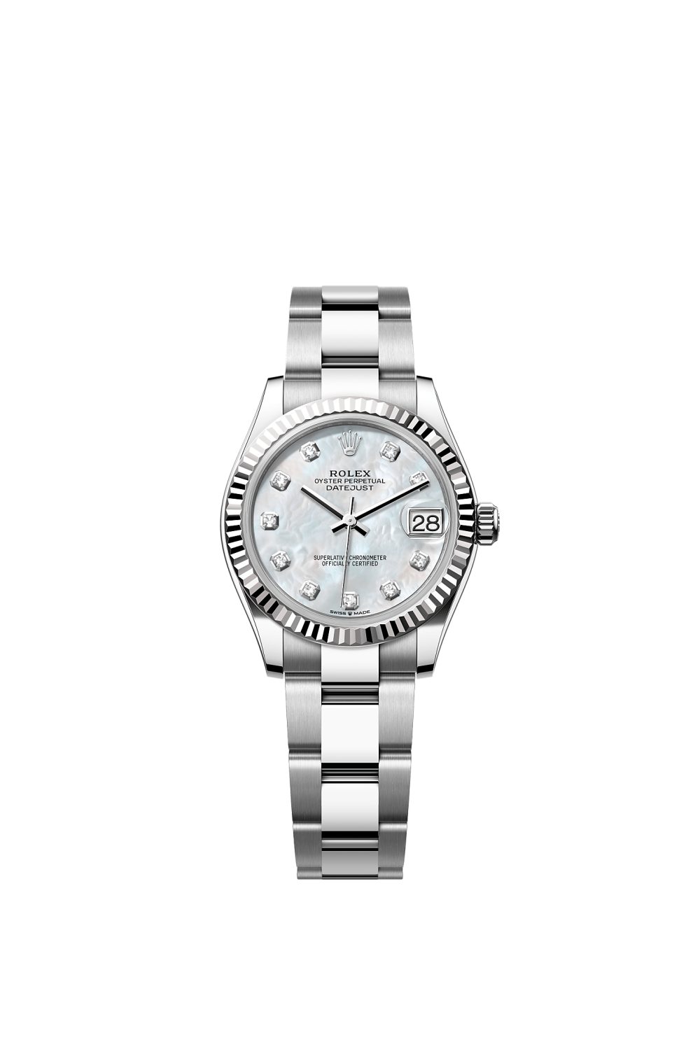Datejust 31 – Oystersteel and white gold