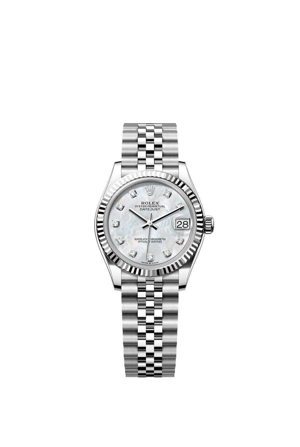 Datejust 31 – Oystersteel and white gold