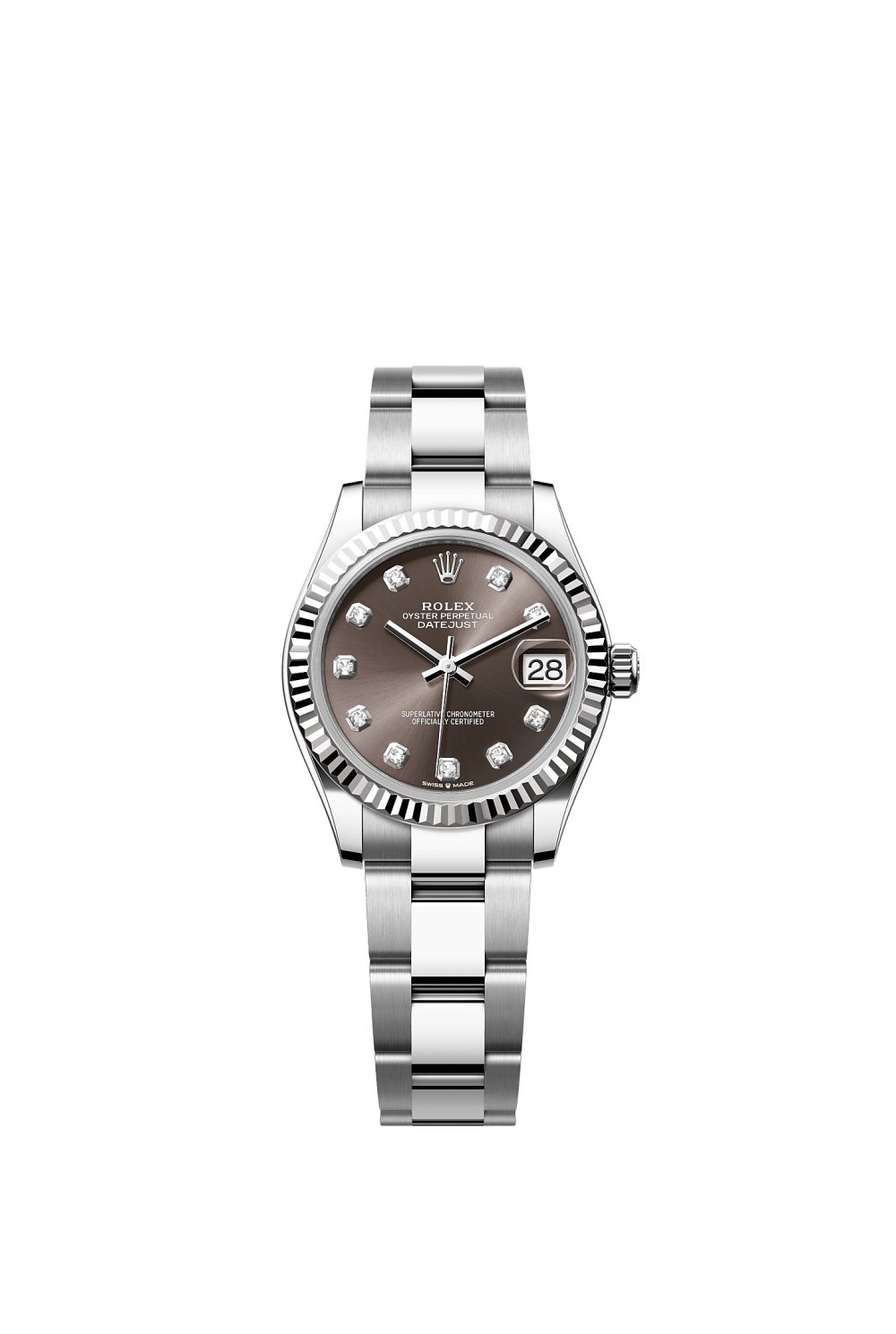 Datejust 31 – Oystersteel and white gold