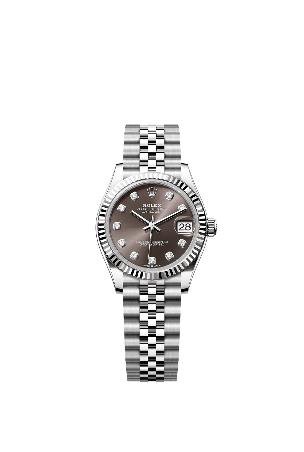 Datejust 31 – Oystersteel and white gold